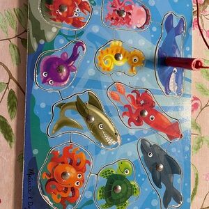 Melissa & Doug Ocean Adventure Puzzle with Blue and Orange